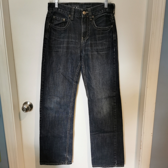 WAREHOUSE ONE | Straight Leg Jeans, Denim Blue - Picture 2 of 6